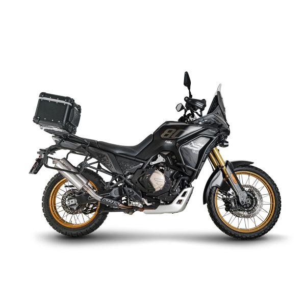 Scorpion Exhaust Voge DS 800 X Rally 2025 - 2025 Factory Oval Slip-on Brushed Stainless